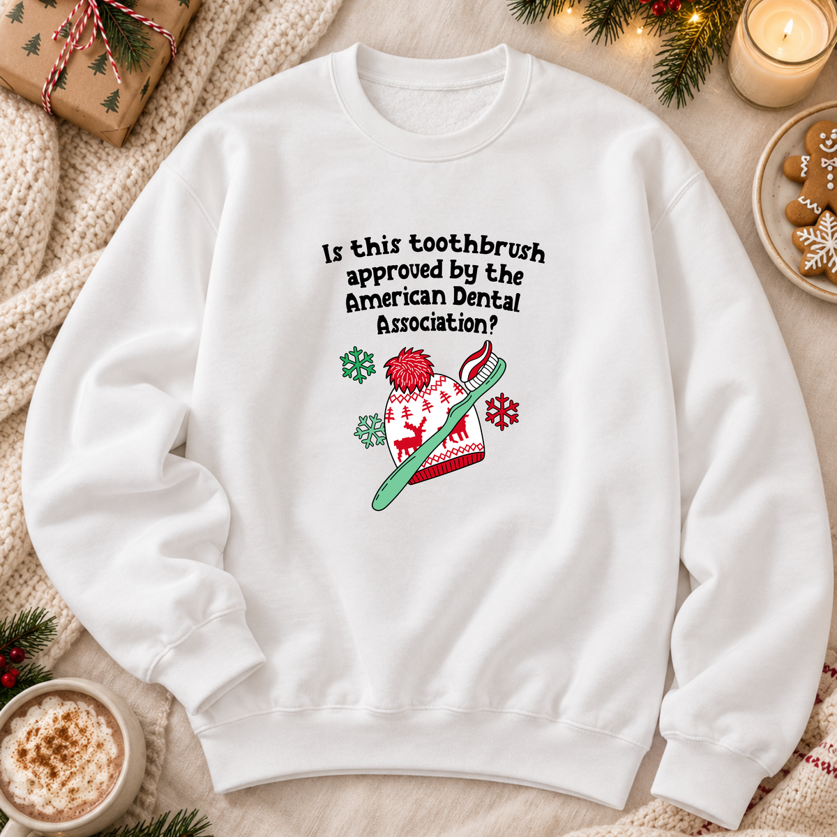 Adult Home Alone Toothbrush Christmas Jumper