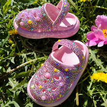 Load image into Gallery viewer, Bling Pink Clogs
