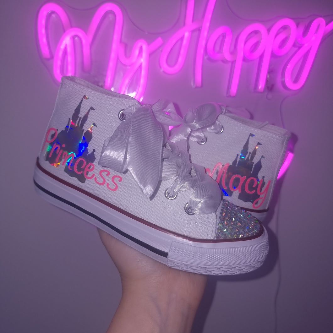 Pink Princess Castle Pumps