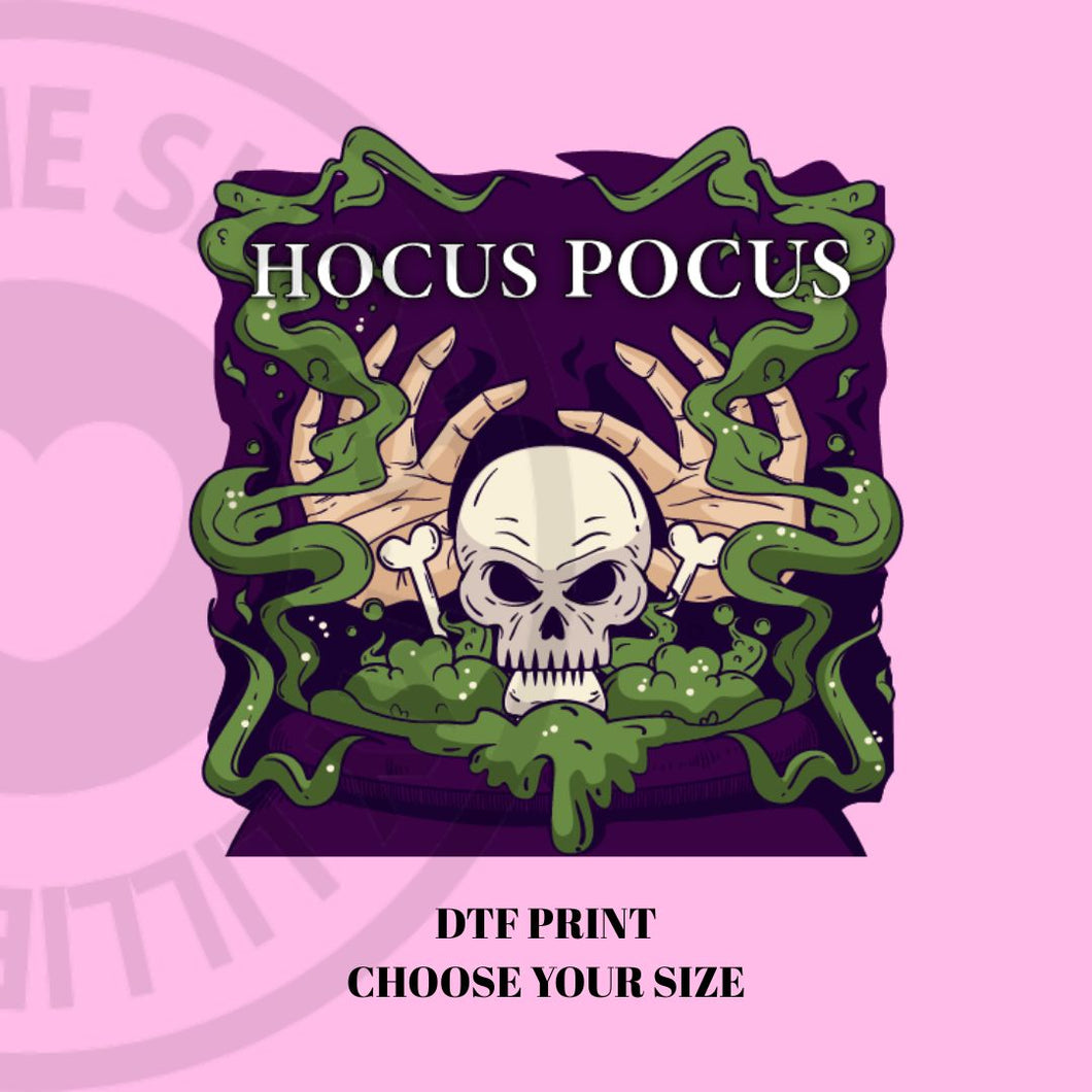 Hocus pocus halloween DTF transfer
