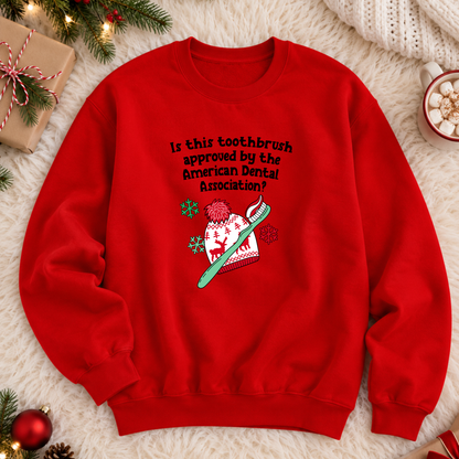 Adult Home Alone Toothbrush Christmas Jumper