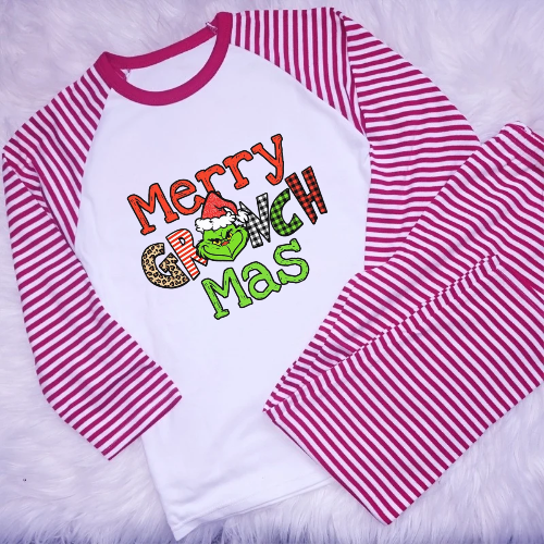 Kids GrinchMAS Christmas pyjamas