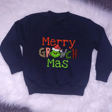 Load image into Gallery viewer, GrinchMAS Christmas Sweatshirt
