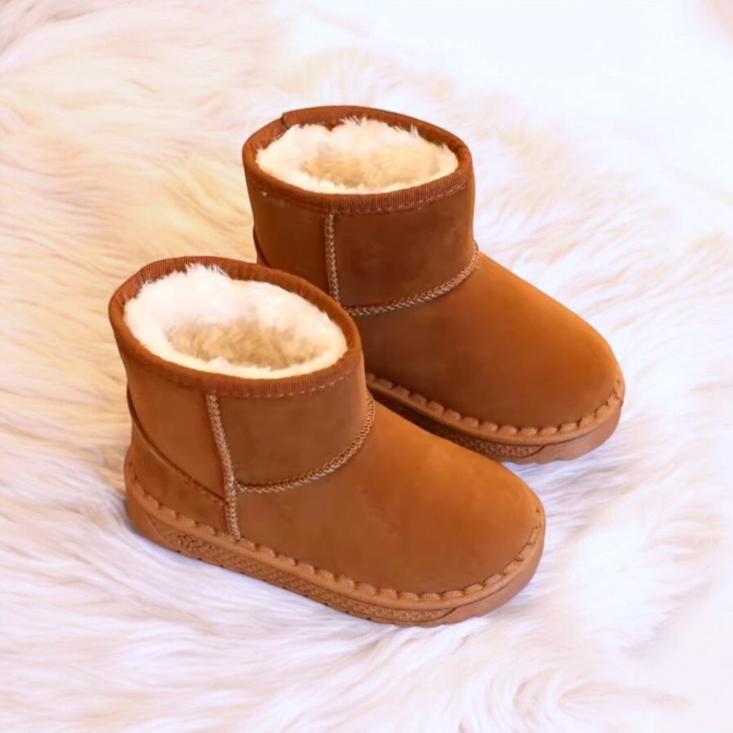 Brown UGG style boots