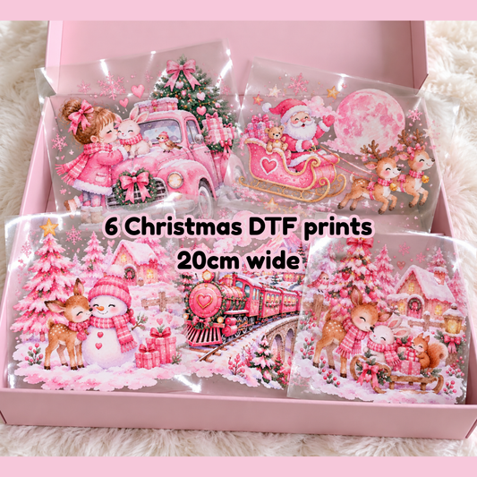 Pink Christmas DTF Bundle