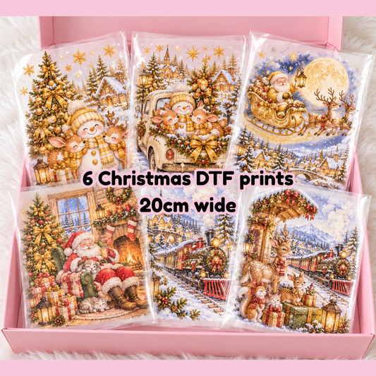 Gold Christmas DTF Bundle