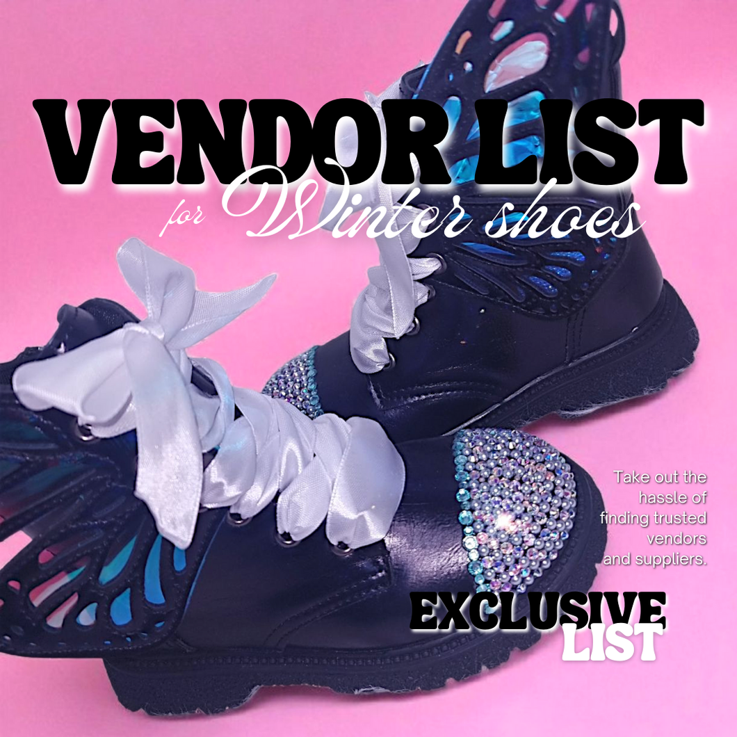 Winter shoes supplier list