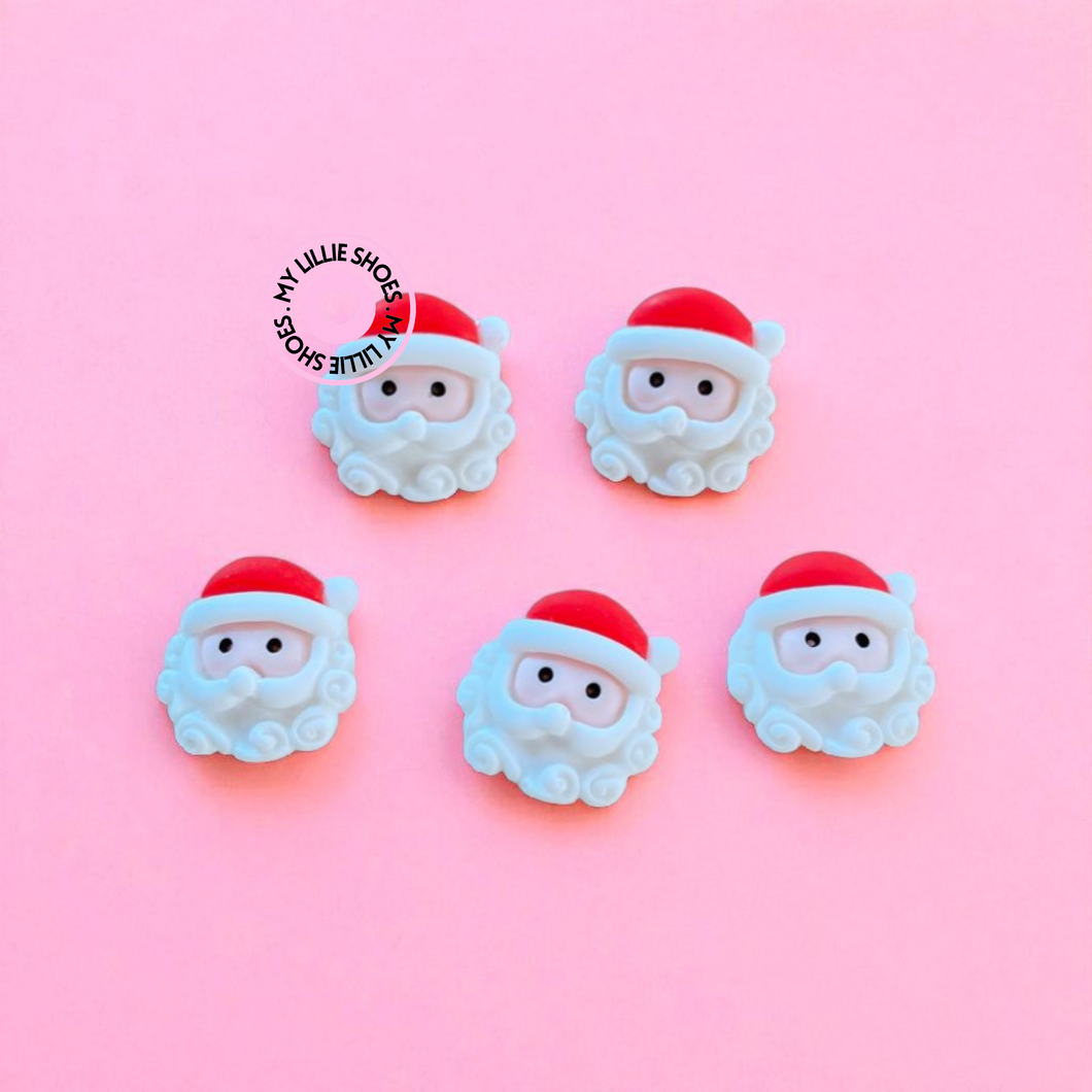 20pcs Santa Clause Flatback Embellishments