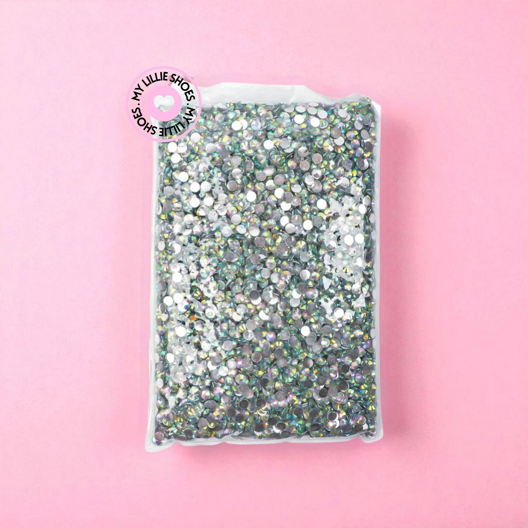 Clear AB Flatback Rhinestones