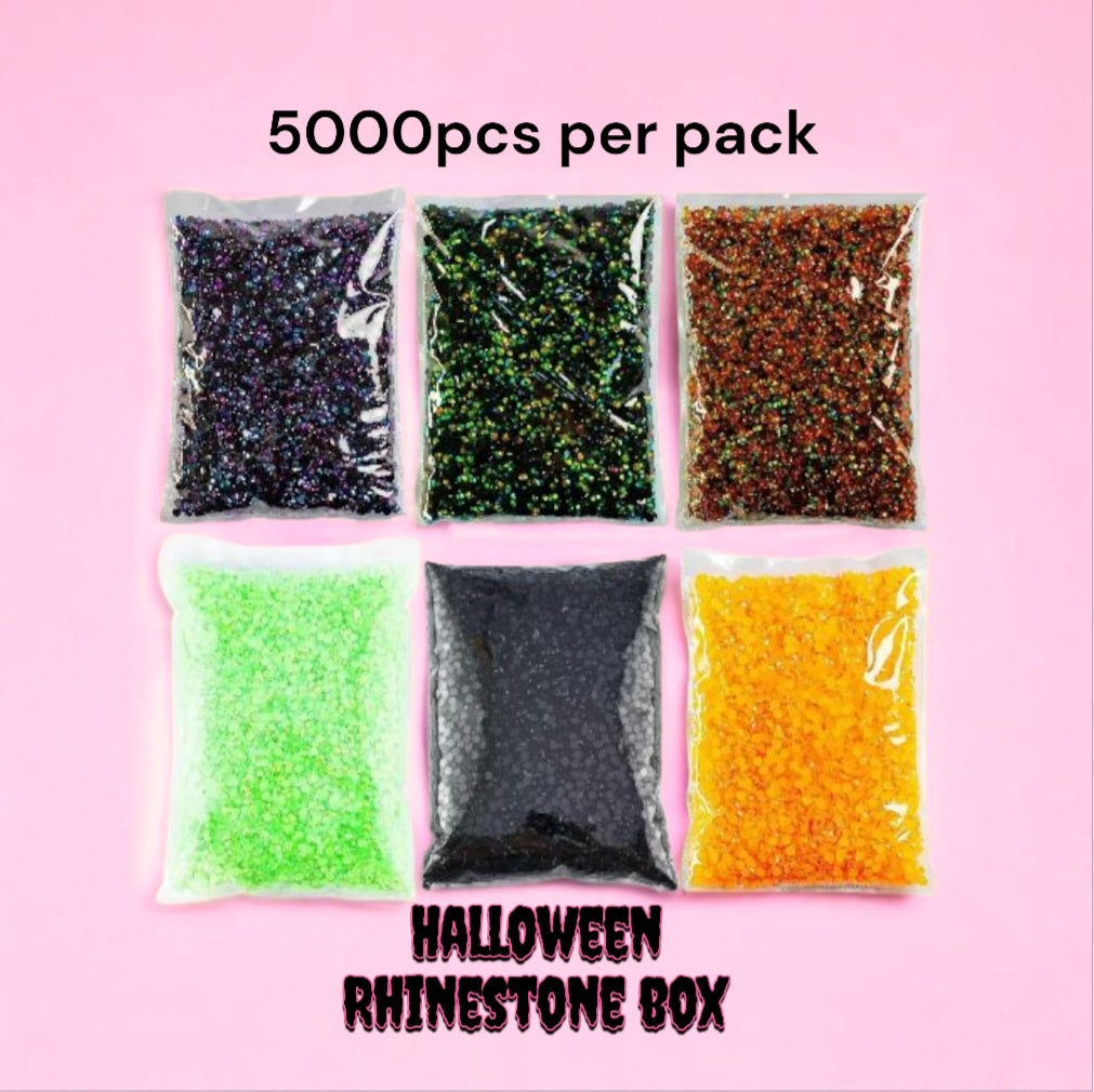 Halloween Rhinestone Box