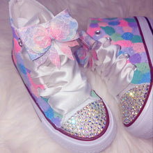 Load image into Gallery viewer, Pastel Mermaid Bow Pumps
