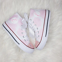 Load image into Gallery viewer, Baby Pink Personalised Pumps
