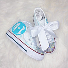Load image into Gallery viewer, Turquoise Marble Monogram Pumps
