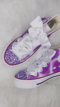 Load image into Gallery viewer, Purple Personalised Pumps
